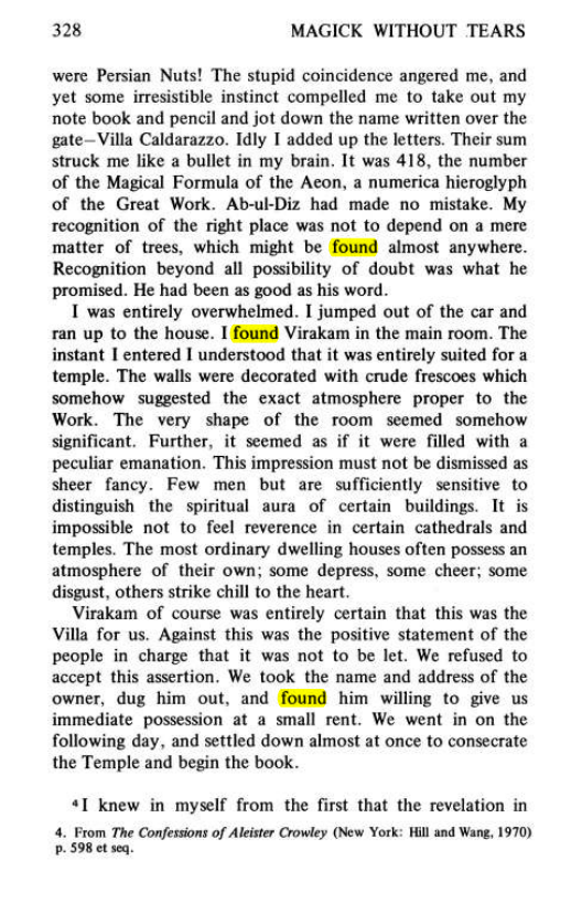 Original scan of Magick Without Tears, PDF page 361