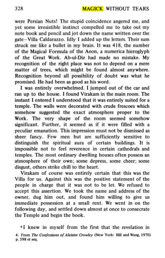 Original scan of Magick Without Tears, PDF page 361