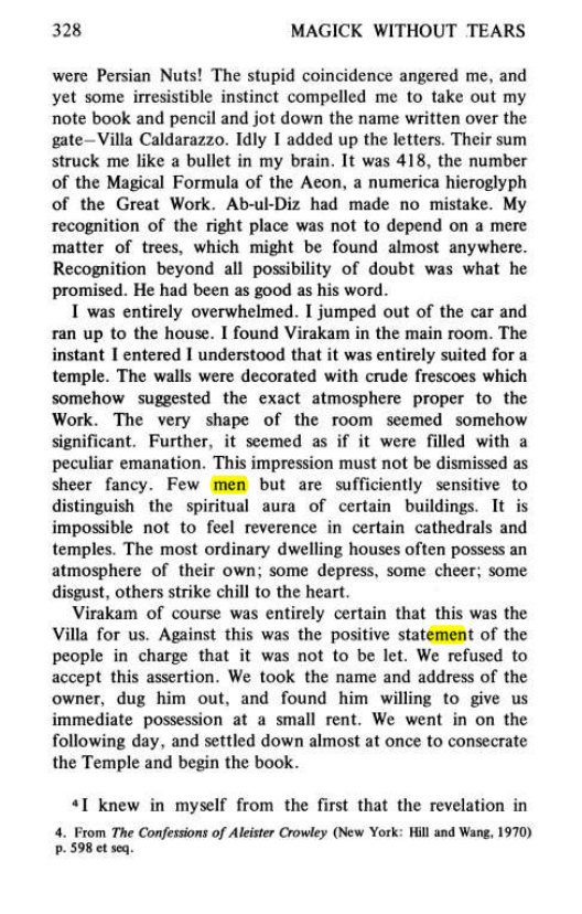 Original scan of Magick Without Tears, PDF page 361