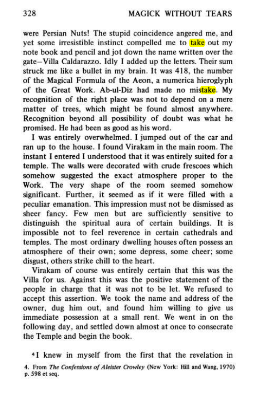 Original scan of Magick Without Tears, PDF page 361