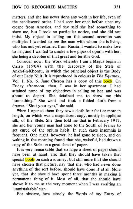 Original scan of Magick Without Tears, PDF page 364