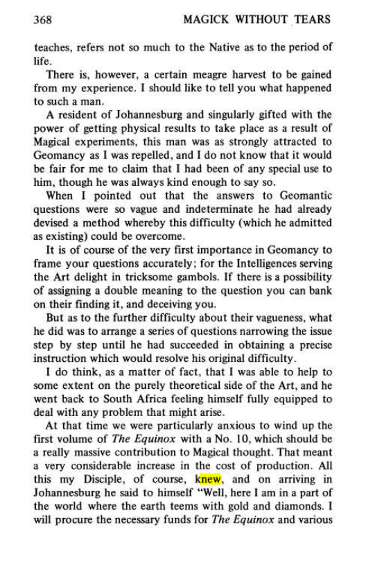 Original scan of Magick Without Tears, PDF page 401