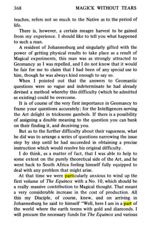 Original scan of Magick Without Tears, PDF page 401