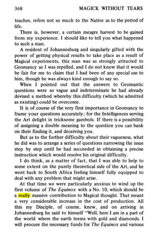 Original scan of Magick Without Tears, PDF page 401
