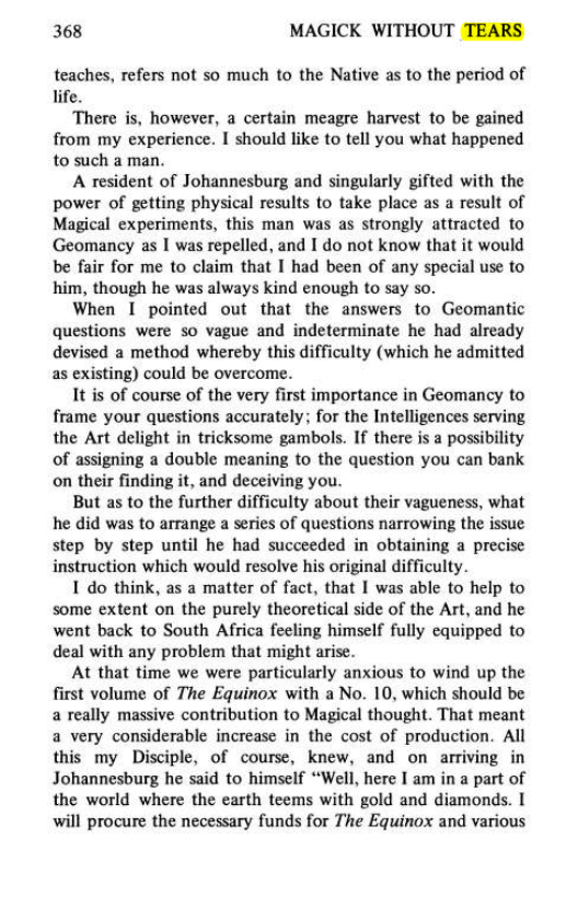 Original scan of Magick Without Tears, PDF page 401