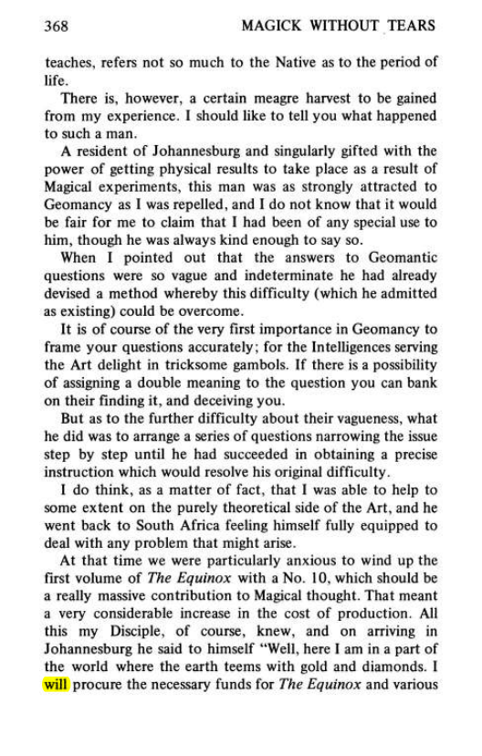 Original scan of Magick Without Tears, PDF page 401