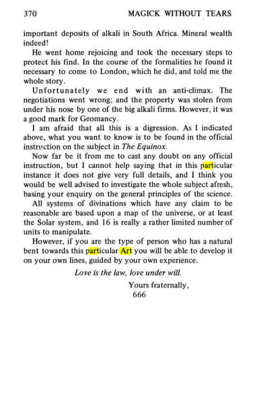 Original scan of Magick Without Tears, PDF page 403