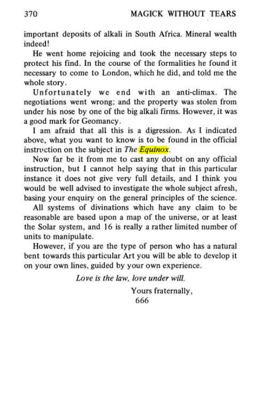Original scan of Magick Without Tears, PDF page 403