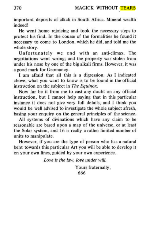 Original scan of Magick Without Tears, PDF page 403