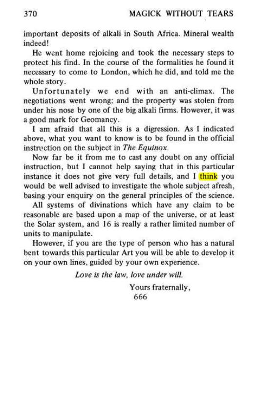 Original scan of Magick Without Tears, PDF page 403