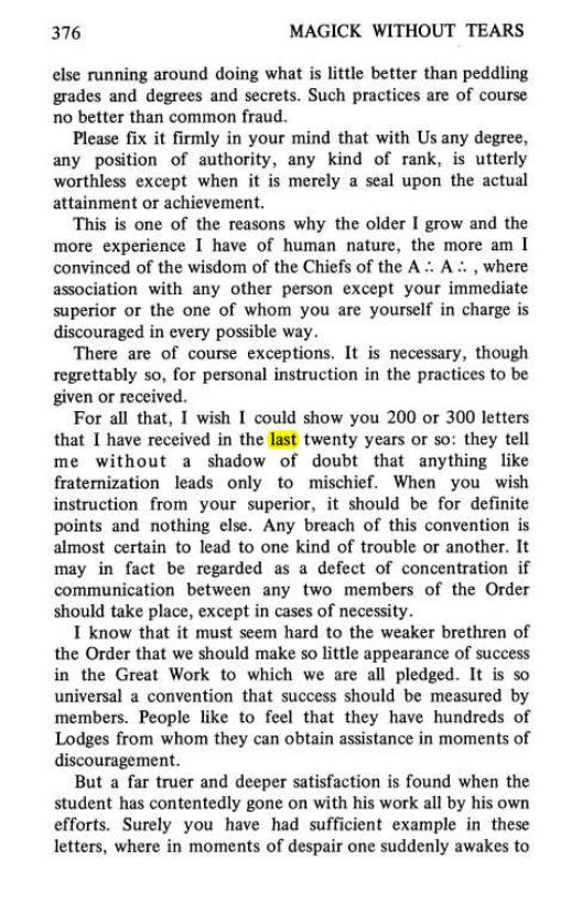 Original scan of Magick Without Tears, PDF page 409