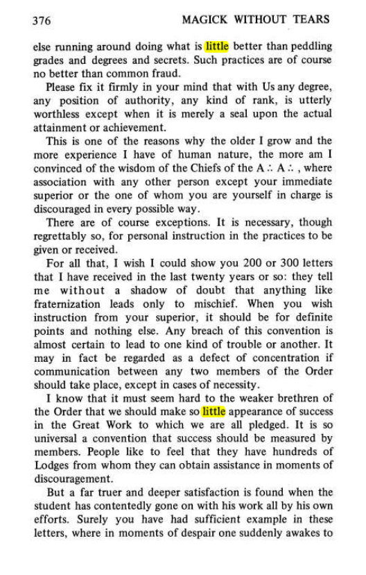 Original scan of Magick Without Tears, PDF page 409