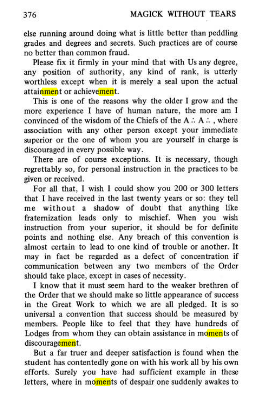 Original scan of Magick Without Tears, PDF page 409