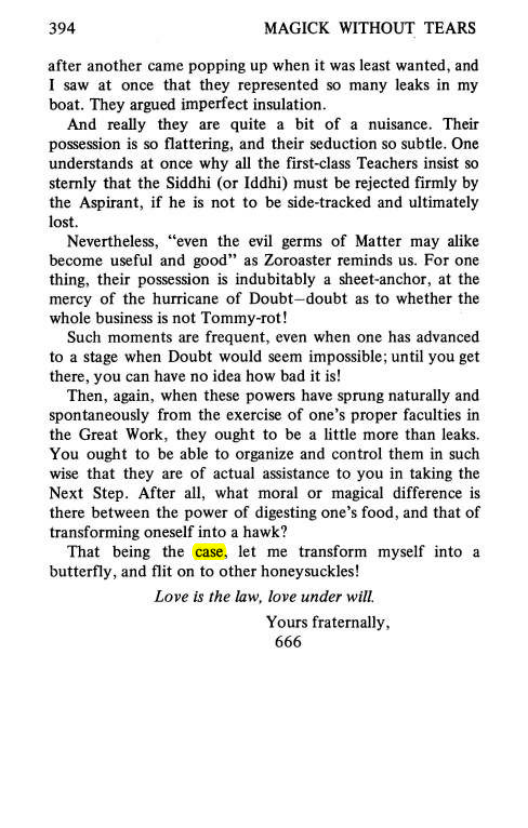 Original scan of Magick Without Tears, PDF page 427