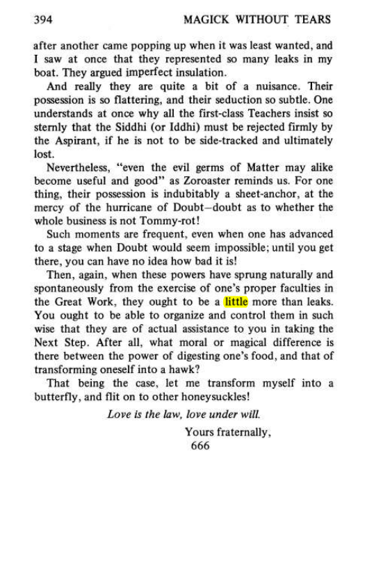 Original scan of Magick Without Tears, PDF page 427