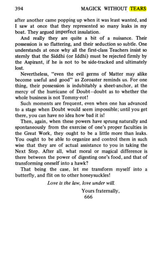 Original scan of Magick Without Tears, PDF page 427