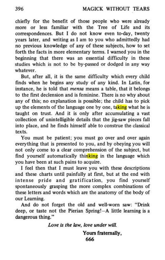 Original scan of Magick Without Tears, PDF page 429