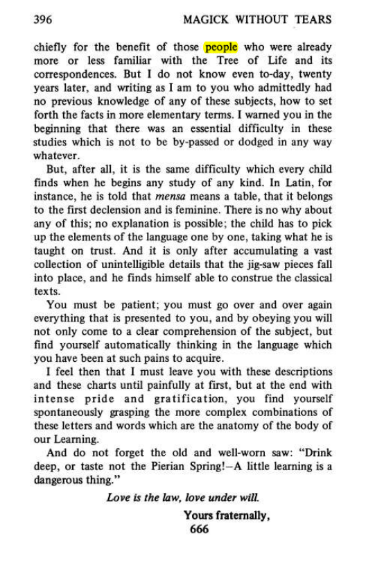 Original scan of Magick Without Tears, PDF page 429