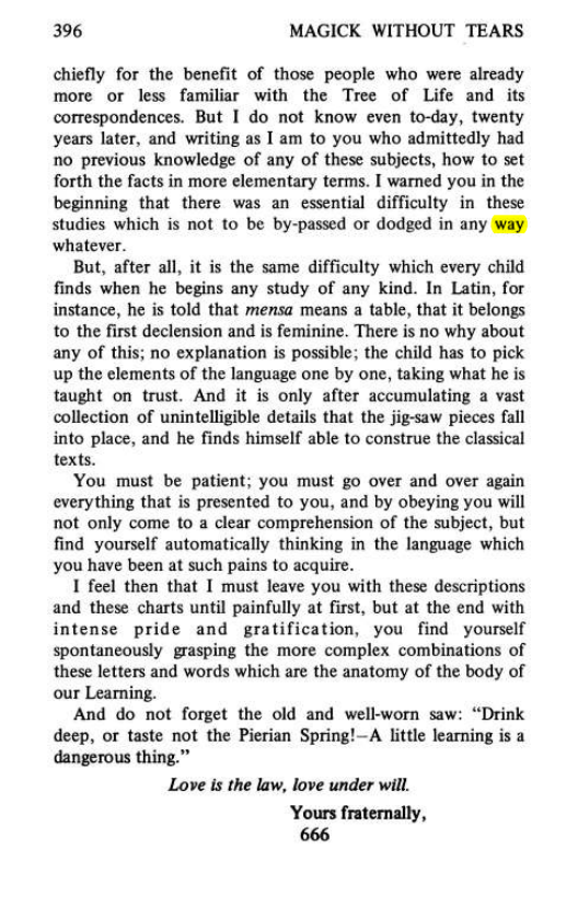 Original scan of Magick Without Tears, PDF page 429