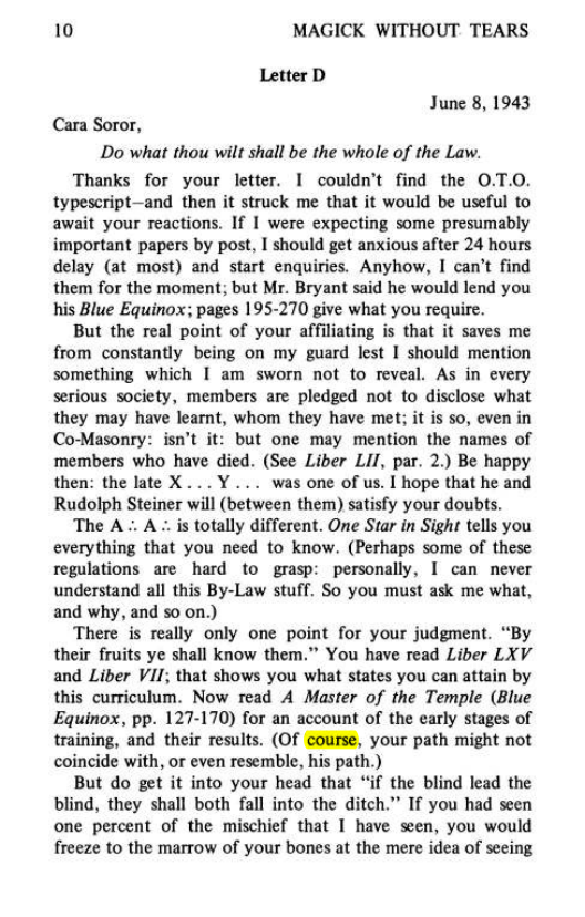 Original scan of Magick Without Tears, PDF page 43