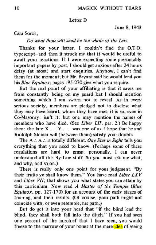 Original scan of Magick Without Tears, PDF page 43