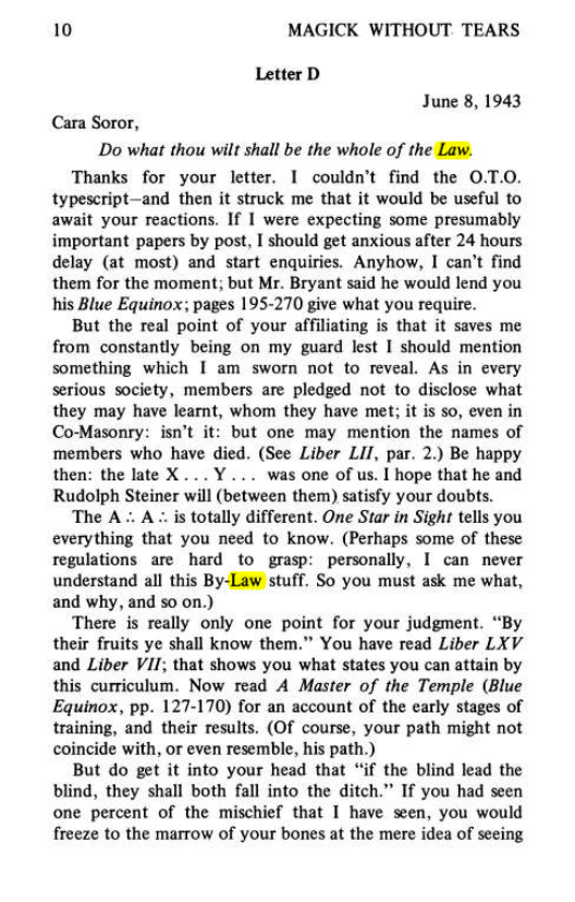 Original scan of Magick Without Tears, PDF page 43