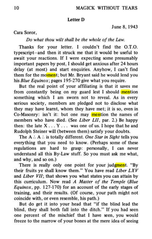 Original scan of Magick Without Tears, PDF page 43