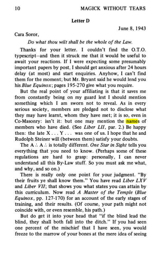 Original scan of Magick Without Tears, PDF page 43