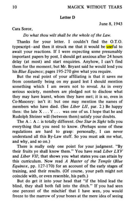 Original scan of Magick Without Tears, PDF page 43