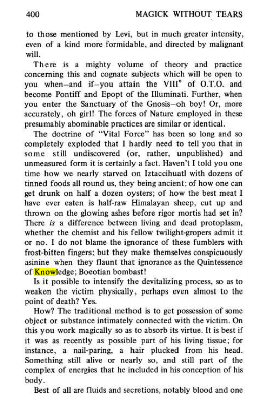 Original scan of Magick Without Tears, PDF page 433