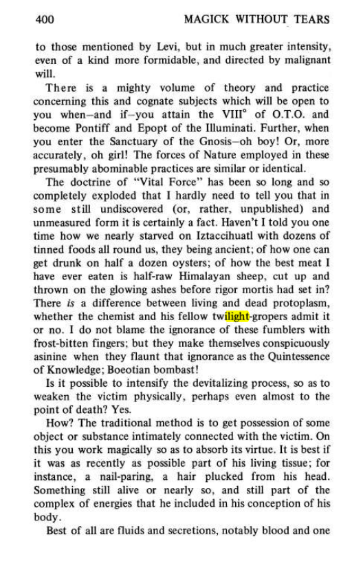 Original scan of Magick Without Tears, PDF page 433