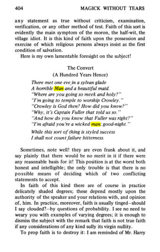 Original scan of Magick Without Tears, PDF page 437