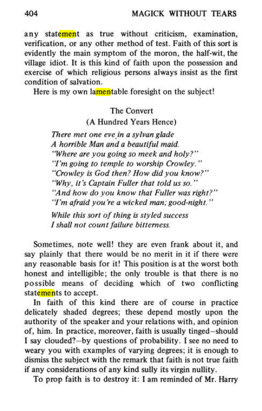 Original scan of Magick Without Tears, PDF page 437