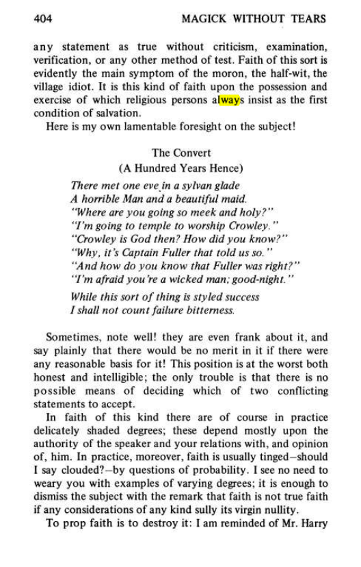 Original scan of Magick Without Tears, PDF page 437