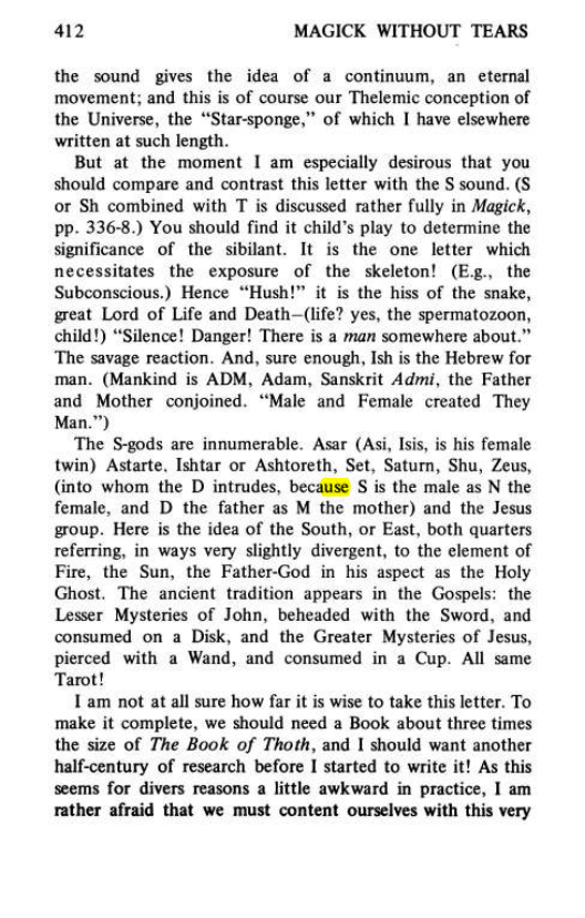 Original scan of Magick Without Tears, PDF page 445