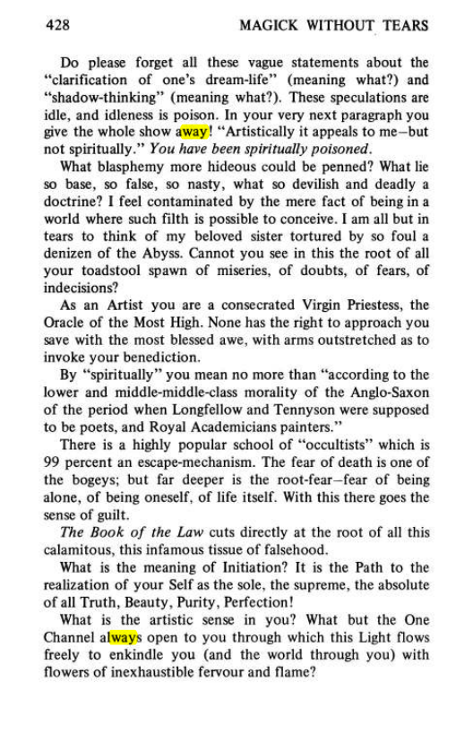 Original scan of Magick Without Tears, PDF page 461