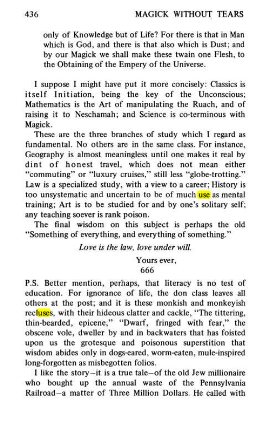 Original scan of Magick Without Tears, PDF page 469