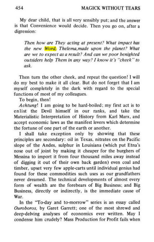 Original scan of Magick Without Tears, PDF page 487