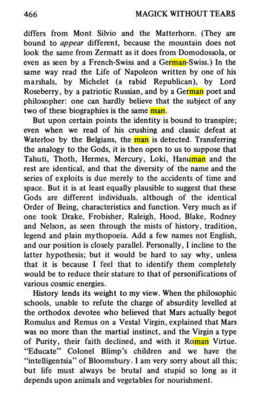 Original scan of Magick Without Tears, PDF page 499