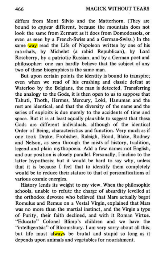Original scan of Magick Without Tears, PDF page 499