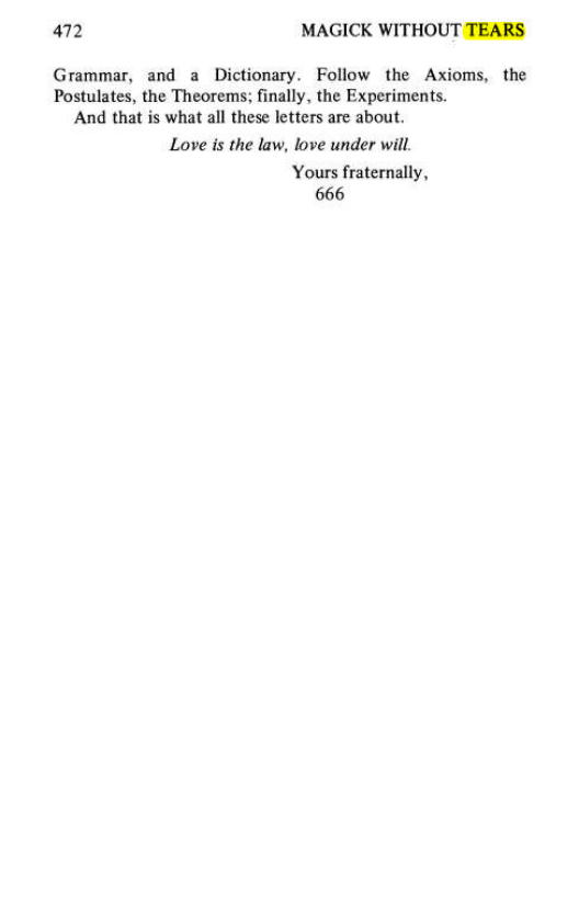 Original scan of Magick Without Tears, PDF page 505