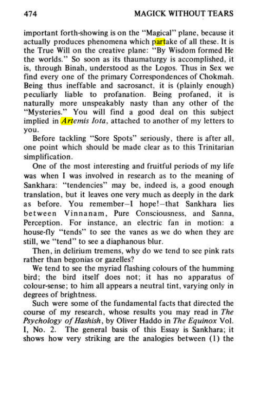 Original scan of Magick Without Tears, PDF page 507