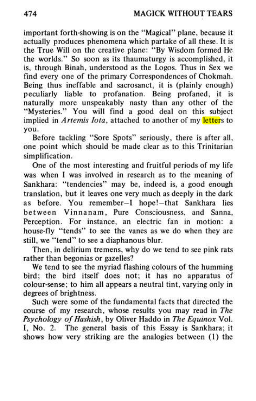 Original scan of Magick Without Tears, PDF page 507
