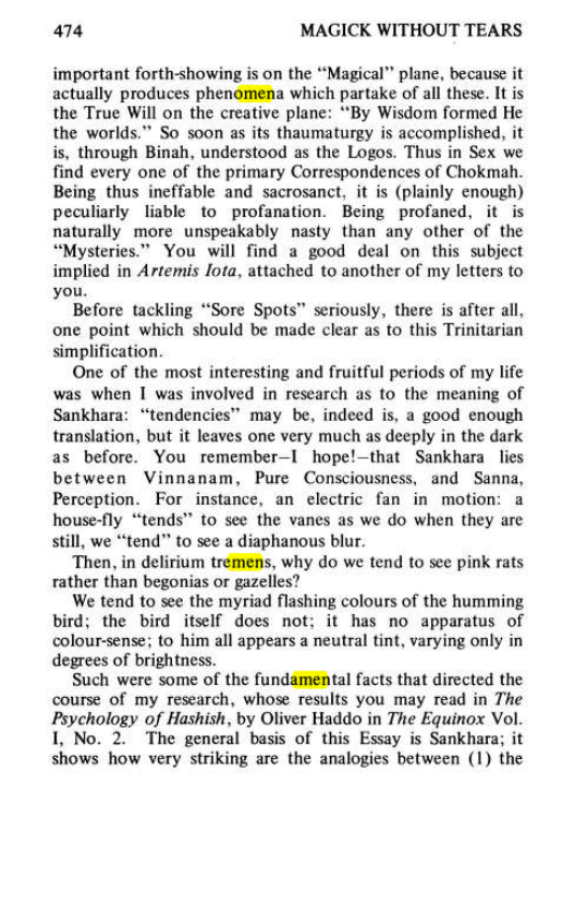 Original scan of Magick Without Tears, PDF page 507