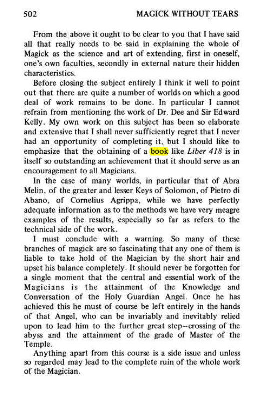 Original scan of Magick Without Tears, PDF page 535