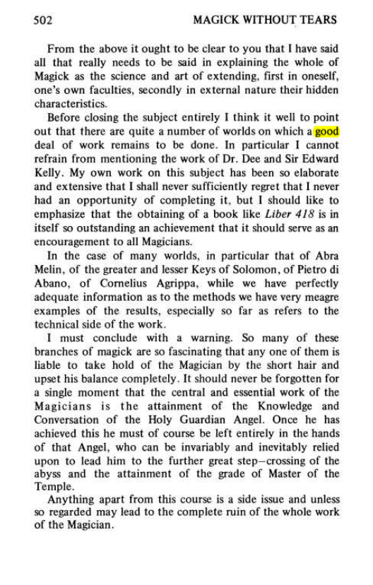Original scan of Magick Without Tears, PDF page 535