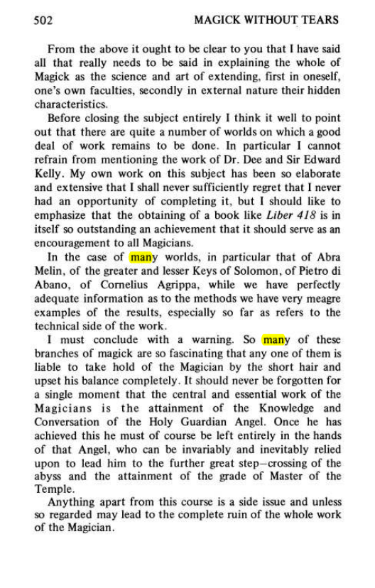 Original scan of Magick Without Tears, PDF page 535