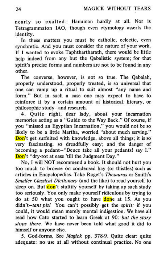 Original scan of Magick Without Tears, PDF page 57