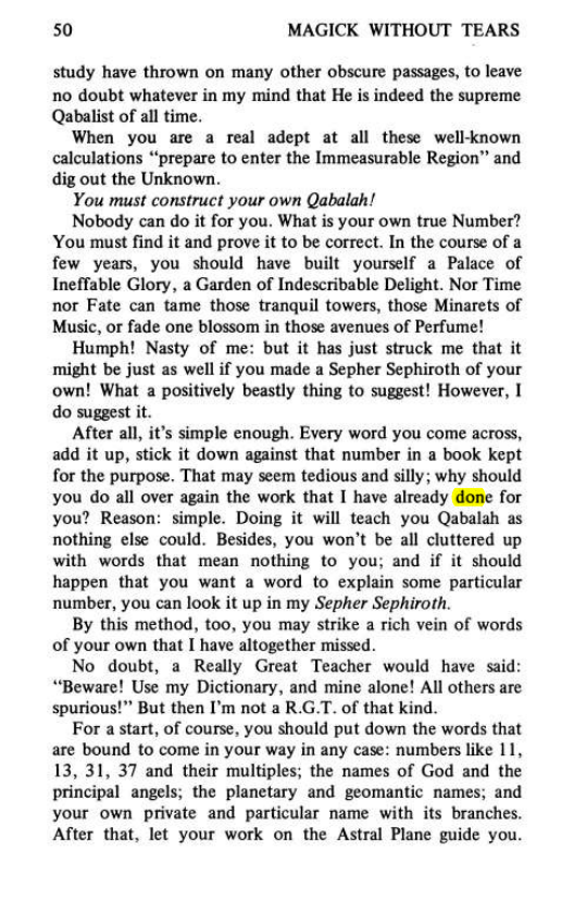 Original scan of Magick Without Tears, PDF page 83