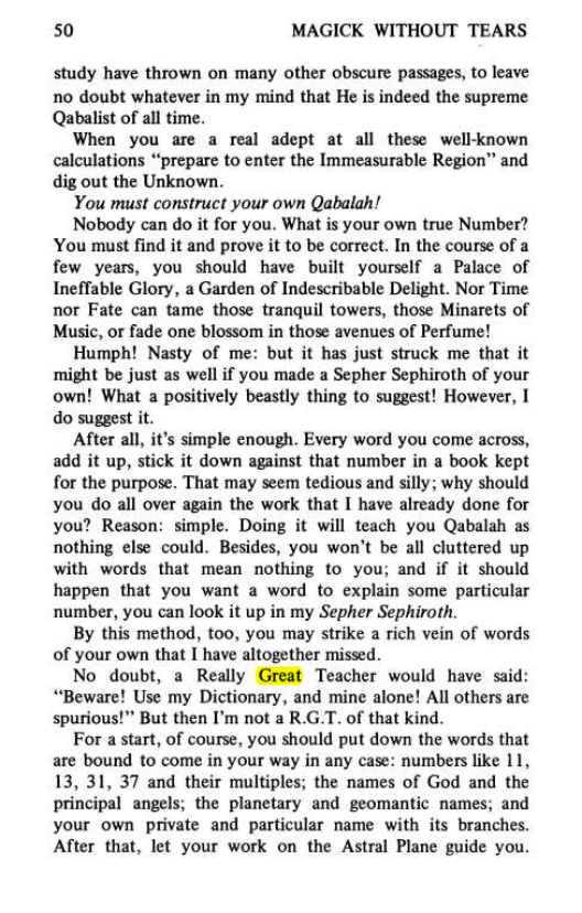 Original scan of Magick Without Tears, PDF page 83